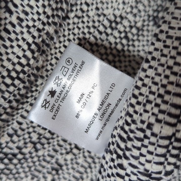 Marques Almeida Collarless Tweed Jacket - Picture 15 of 15
